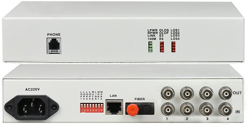 4e1 pdh optical multiplexer with fe (desktop type) product 4e1 pdh optical multiplexer with fe (desktop type) product