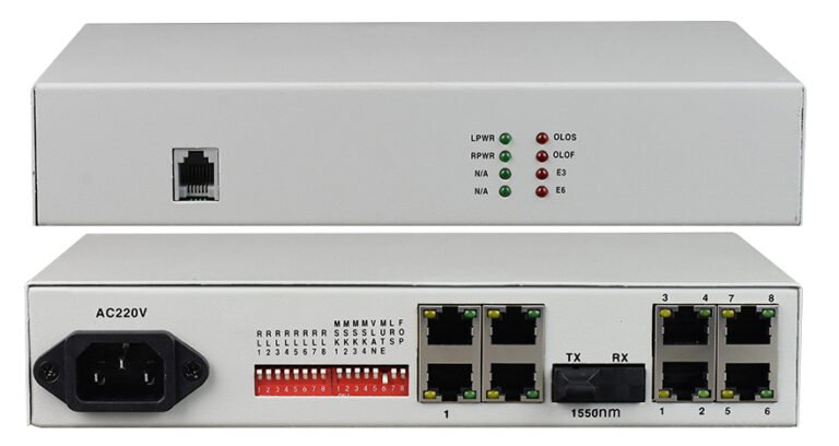 8E1 PDH Optical Multiplexer with 4FE (Desktop Type) - KDS Telecom